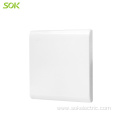 Home electrical switch accessories 86 Blank Plate White